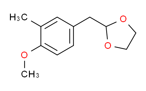 CAS No. 898785-28-9, 4-Methoxy-3-methyl(1,3-dioxolan-2-ylmethyl)benzene