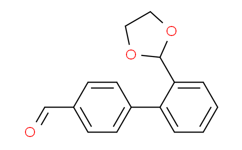 CAS No. 1135282-91-5, 2'-(1,3-Dioxolan-2-yl)-[1,1'-biphenyl]-4-carbaldehyde