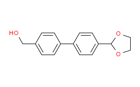 CAS No. 889954-12-5, (4'-(1,3-Dioxolan-2-yl)-[1,1'-biphenyl]-4-yl)methanol