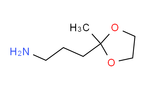 CAS No. 66442-97-5, 3-(2-Methyl-1,3-dioxolan-2-yl)propan-1-amine