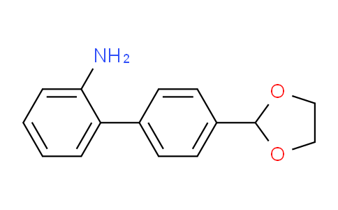 CAS No. 400749-83-9, 4'-[1,3]Dioxolan-2-yl-biphenyl-2-ylamine