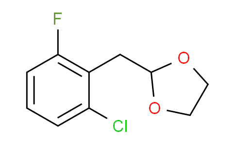 CAS No. 842124-01-0, 2-(2-Chloro-6-fluorobenzyl)-1,3-dioxolane