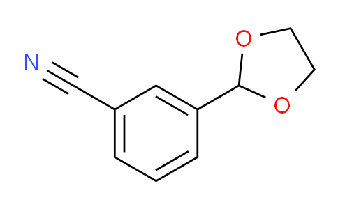 CAS No. 153329-04-5, 3-(1,3-dioxolan-2-yl)benzonitrile