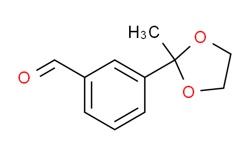 CAS No. 132100-31-3, 3-(2-methyl-1,3-dioxolan-2-yl)benzaldehyde
