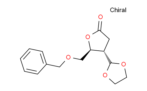 CAS No. 681463-03-6, (4S,5S)-5-((benzyloxy)methyl)-4-(1,3-dioxolan-2-yl)dihydrofuran-2(3H)-one