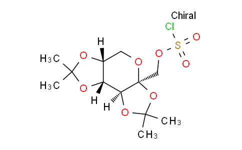 CAS No. 150609-95-3, (1R,2S,6S,9R)-6-(chlorosulfonyloxymethyl)-4,4,11,11-tetramethyl-3,5,7,10,12-pentaoxatricyclo[7.3.0.02,6]dodecane