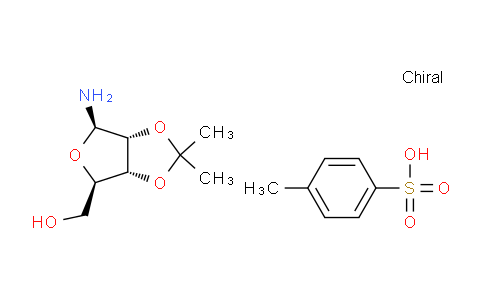 CAS No. 29836-10-0, 2,3-O-Isopropylidene-beta-d-ribofuranosylamine p-toluenesulfonate salt