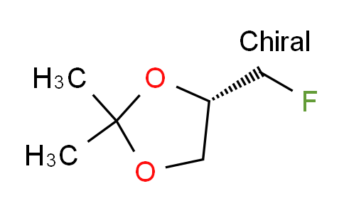 CAS No. 33644-24-5, (S)-4-(Fluoromethyl)-2,2-dimethyl-1,3-dioxolane
