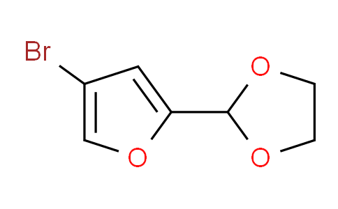 CAS No. 83953-42-8, 2-(4-bromofuran-2-yl)-1,3-dioxolane
