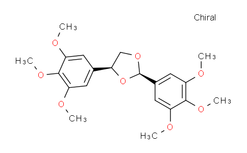 CAS No. 116673-47-3, (2R,4S)-2,4-Bis(3,4,5-trimethoxyphenyl)-1,3-dioxolane