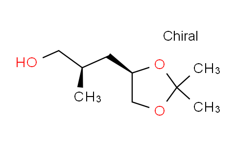 CAS No. 155887-05-1, (R)-3-((R)-2,2-Dimethyl-1,3-dioxolan-4-yl)-2-methylpropan-1-ol
