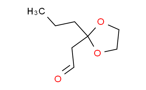 CAS No. 125261-00-9, 2-(2-Propyl-1,3-dioxolan-2-yl)acetaldehyde