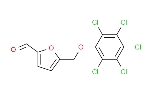 CAS No. 438220-93-0, 5-[(pentachlorophenoxy)methyl]-2-furaldehyde