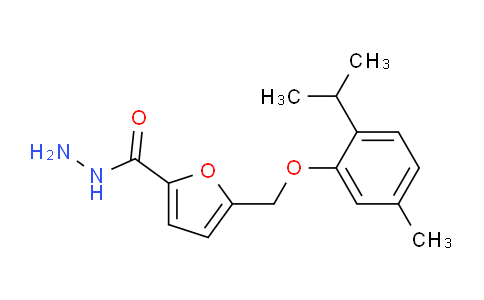 CAS No. 438222-01-6, 5-[(2-isopropyl-5-methylphenoxy)methyl]-2-furohydrazide