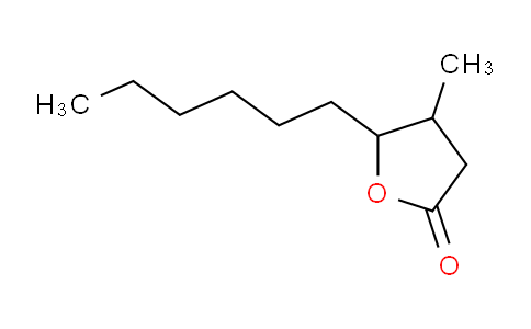 CAS No. 67663-01-8, 5-hexyl-4-methyldihydrofuran-2(3H)-one