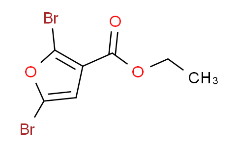 CAS No. 32460-21-2, ethyl 2,5-dibromofuran-3-carboxylate