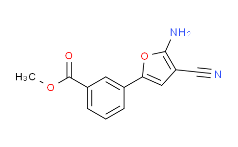 CAS No. 1261269-02-6, Methyl 3-(5-amino-4-cyanofuran-2-yl)benzoate