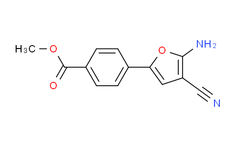 CAS No. 1261268-86-3, Methyl 4-(5-amino-4-cyanofuran-2-yl)benzoate
