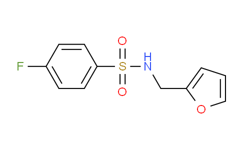 CAS No. 6341-35-1, 4-Fluoro-N-(furan-2-ylmethyl)benzenesulfonamide
