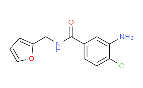 CAS No. 852839-94-2, 3-Amino-4-chloro-N-(furan-2-ylmethyl)benzamide