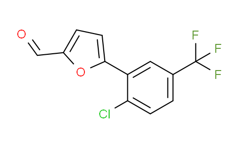 CAS No. 259196-40-2, 5-[2-Chloro-5-(trifluoromethyl)phenyl]-2-furaldehyde