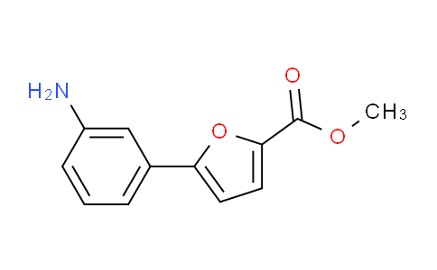 CAS No. 54023-06-2, 5-(3-Aminophenyl)furan-2-carboxylic acid methyl ester