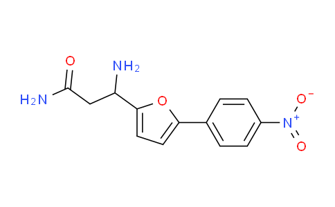 CAS No. 771522-36-2, 3-amino-3-(5-(4-nitrophenyl)furan-2-yl)propanamide