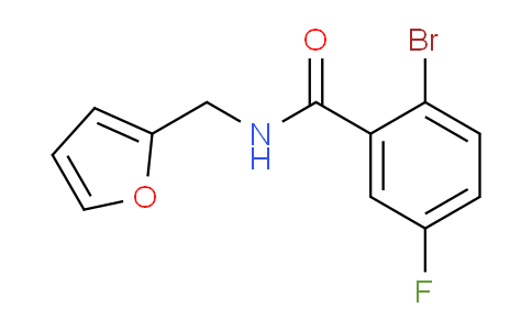 CAS No. 923722-86-5, 2-Bromo-5-fluoro-N-(furan-2-ylmethyl)benzamide