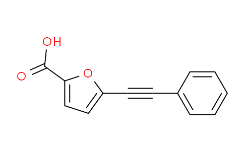 CAS No. 130423-83-5, 5-(Phenylethynyl)-2-furoic acid