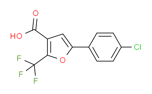 CAS No. 175276-60-5, 5-(4-Chlorophenyl)-2-(trifluoromethyl)furan-3-carboxylic acid