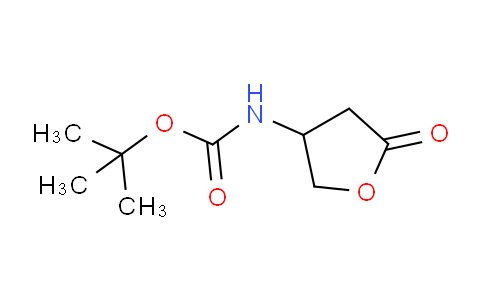CAS No. 206348-65-4, tert-butyl (5-oxotetrahydrofuran-3-yl)carbamate