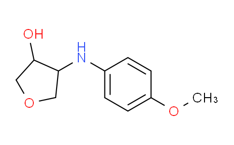 CAS No. 1178131-96-8, 4-((4-methoxyphenyl)amino)tetrahydrofuran-3-ol