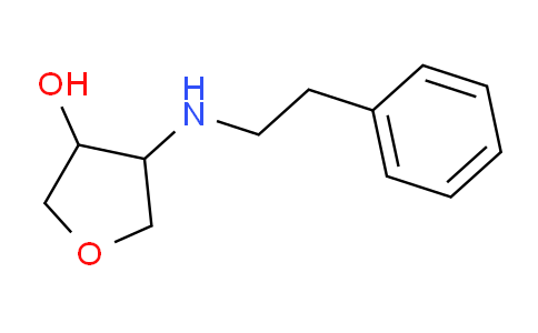 CAS No. 1178658-14-4, 4-(phenethylamino)tetrahydrofuran-3-ol