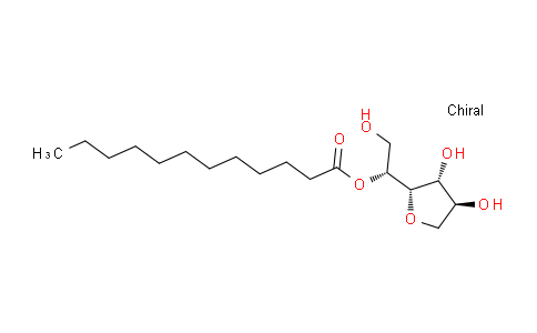 CAS No. 1338-39-2, (R)-1-((2S,3R,4S)-3,4-Dihydroxytetrahydrofuran-2-yl)-2-hydroxyethyl dodecanoate
