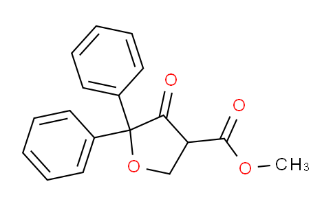 CAS No. 105401-19-2, methyl 4-oxo-5,5-diphenyltetrahydrofuran-3-carboxylate