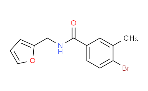 CAS No. 1072944-32-1, 4-bromo-N-(furan-2-ylmethyl)-3-methylbenzamide