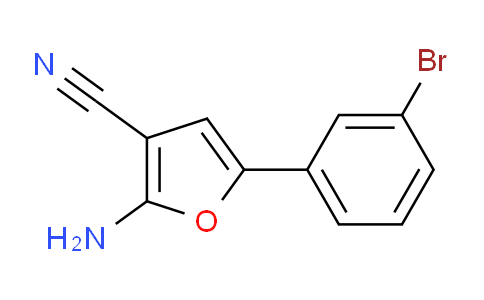 CAS No. 1261268-89-6, 2-Amino-5-(3-bromophenyl)furan-3-carbonitrile