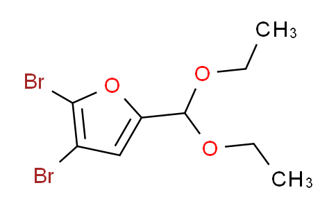 CAS No. 4828-13-1, 2,3-dibromo-5-(diethoxymethyl)furan