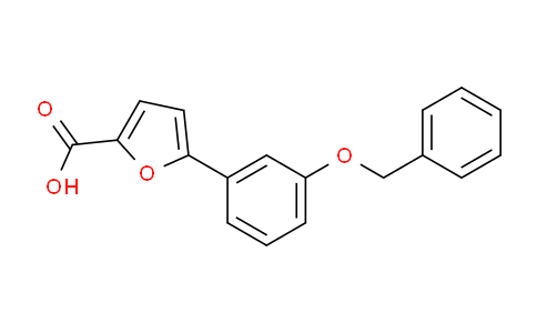 CAS No. 889951-77-3, 5-(3-(benzyloxy)phenyl)furan-2-carboxylic acid