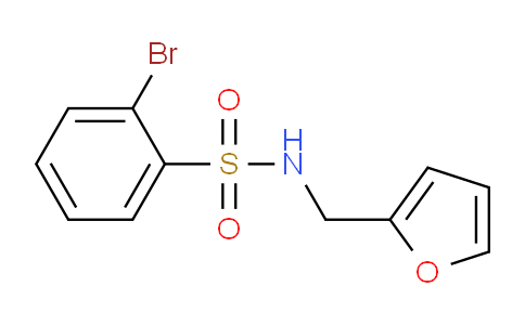 CAS No. 849056-66-2, 2-Bromo-N-(furan-2-ylmethyl)benzenesulfonamide