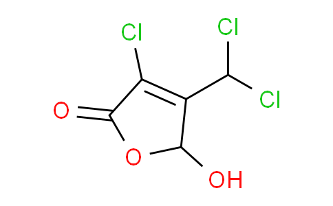 CAS No. 77439-76-0, 3-chloro-4-(dichloromethyl)-5-hydroxyfuran-2(5H)-one