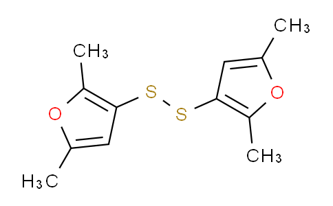 CAS No. 28588-73-0, 3,3'-dithiobis[2,5-dimethylfuran]