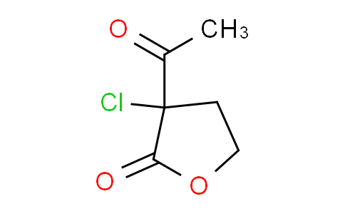 CAS No. 2986-00-7, 3-Acetyl-3-chlorooxolan-2-one