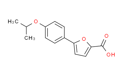 CAS No. 1275731-63-9, 5-(4-isopropoxyphenyl)furan-2-carboxylic acid