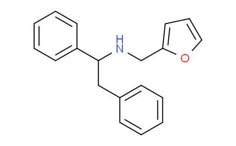 CAS No. 436087-17-1, N-(Furan-2-ylmethyl)-1,2-diphenylethanamine