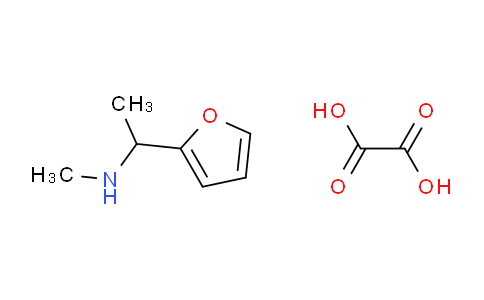 CAS No. 1185294-52-3, 1-(Furan-2-yl)-N-methylethanamine oxalate