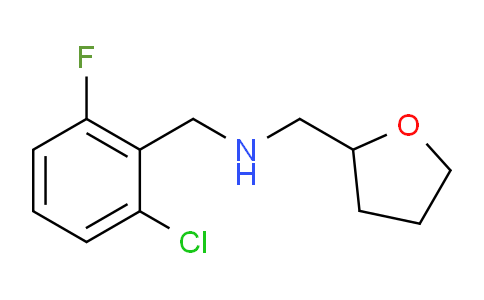 CAS No. 510723-77-0, N-(2-Chloro-6-fluorobenzyl)-1-(tetrahydrofuran-2-yl)methanamine