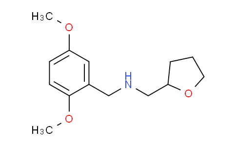 CAS No. 626205-87-6, N-(2,5-Dimethoxybenzyl)-1-(tetrahydrofuran-2-yl)methanamine