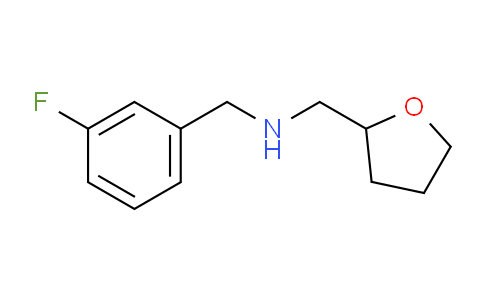 CAS No. 510723-79-2, N-(3-Fluorobenzyl)-1-(tetrahydrofuran-2-yl)methanamine