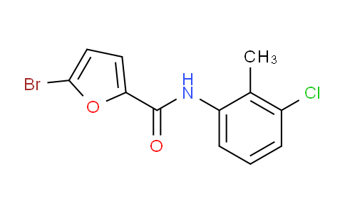 CAS No. 356562-12-4, 5-Bromo-N-(3-chloro-2-methylphenyl)furan-2-carboxamide